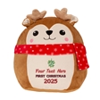 Personalisable First Christmas Reindeer Soft Toy