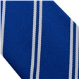 Royal White Double Stripe Tie