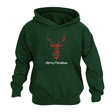 Tartan Reindeer Christmas Hoodie - Child