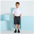 White Short Sleeve School Shirt - Twin Pack 