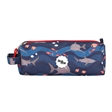 Roamie shark print kids school pencil case made from 100% recycled plastic bottles