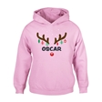 Reindeer Antlers Personalised Christmas Hoodie - Child