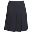 Navy Senior Pleated School Skirt