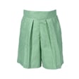 Green Gingham School Shorts