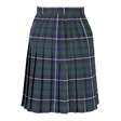 The Folkestone School for Girls Kilt Style Tartan Skirt