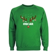 Reindeer Antlers Named Personalised Christmas Sweatshirt - Adult