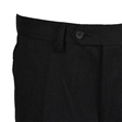 Black Boys Flat Front Trousers