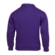 Purple Sweatshirt Cardigan