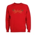 Personalised Metallic Name & Holly Christmas Sweatshirt - Adult