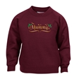 Personalised Metallic Name & Holly Christmas Sweatshirt - Child