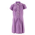 Purple Gingham School Summer Dress