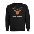 Reindeer Fairy Lights Christmas Sweatshirt - Adult