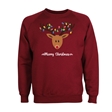 Reindeer Fairy Lights Christmas Sweatshirt - Adult
