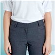 Grey Girls Straight Leg School Trousers
