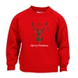 Tartan Reindeer Christmas Sweatshirt - Child