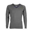 Marshland High School Knitted V-Neck Jumper with Stripe