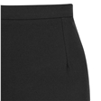 Black Straight School Skirt