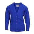 Royal Blue Knitted School Cardigan