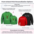 Tartan Reindeer Christmas Sweatshirt - Child