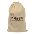 Personalised Name in Antlers Christmas Stocking Gift Sack - Large