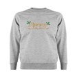 Personalised Metallic Name & Holly Christmas Sweatshirt - Child