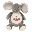 Personalisable First Christmas Elephant Soft Toy