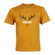 Reindeer Antlers Personalised Christmas T-Shirt - Child