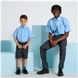 Sky Short Sleeve School Shirt - Twin Pack