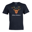 Reindeer Fairy Lights Christmas T-Shirt - Adult