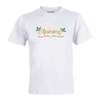 Personalised Metallic Name & Holly Christmas T-Shirt - Adult