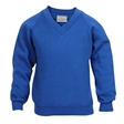 Royal V-Neck School Sweatshirt
