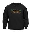 Personalised Metallic Name & Holly Christmas Sweatshirt - Child