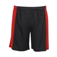 Black Red Unisex Sports Shorts