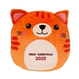 Personalisable First Christmas Cat Soft Toy