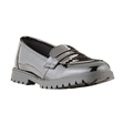 Girls Black Patent Loafer School Shoes