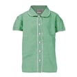 Green Gingham School Blouse