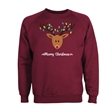 Reindeer Fairy Lights Christmas Sweatshirt - Adult