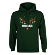 Reindeer Antlers Personalised Christmas Hoodie - Adult