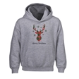 Tartan Reindeer Christmas Hoodie - Child
