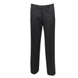 Black Boys Flat Front Trousers