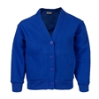 Royal Blue Cotton Rich School Cardigan