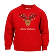 Reindeer Fairy Lights Christmas Sweatshirt - Child