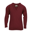 Maroon V-Neck School Jumper