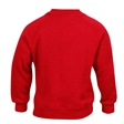 Red V-Neck School Sweatshirt