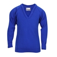 V-Neck Knitted School Jumper