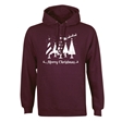 Merry Christmas Trees Hoodie - Adult