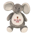 Personalisable First Christmas Elephant Soft Toy