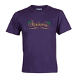 Personalised Metallic Name & Holly Christmas T-Shirt - Child