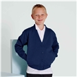 Navy School Sweatshirt Cardigan