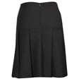 Black Senior Pleated School Skirt
